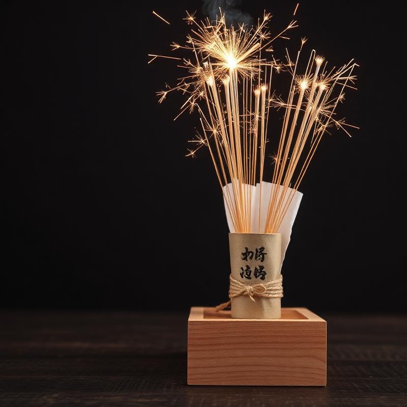 桐箱入り 線香花火